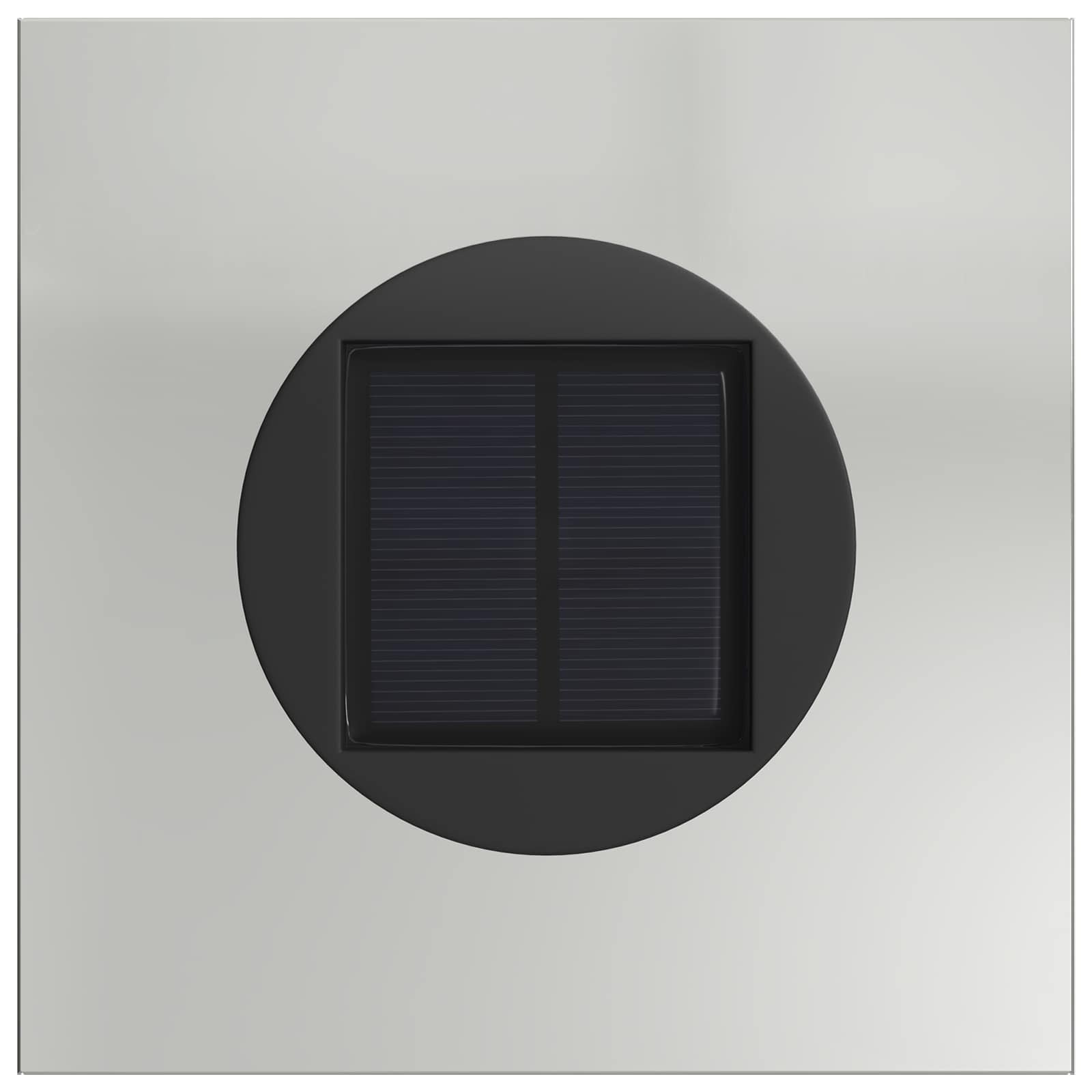 Solar LED Pad Licht 2 st Warmwit 18 x 18 x 80 cm