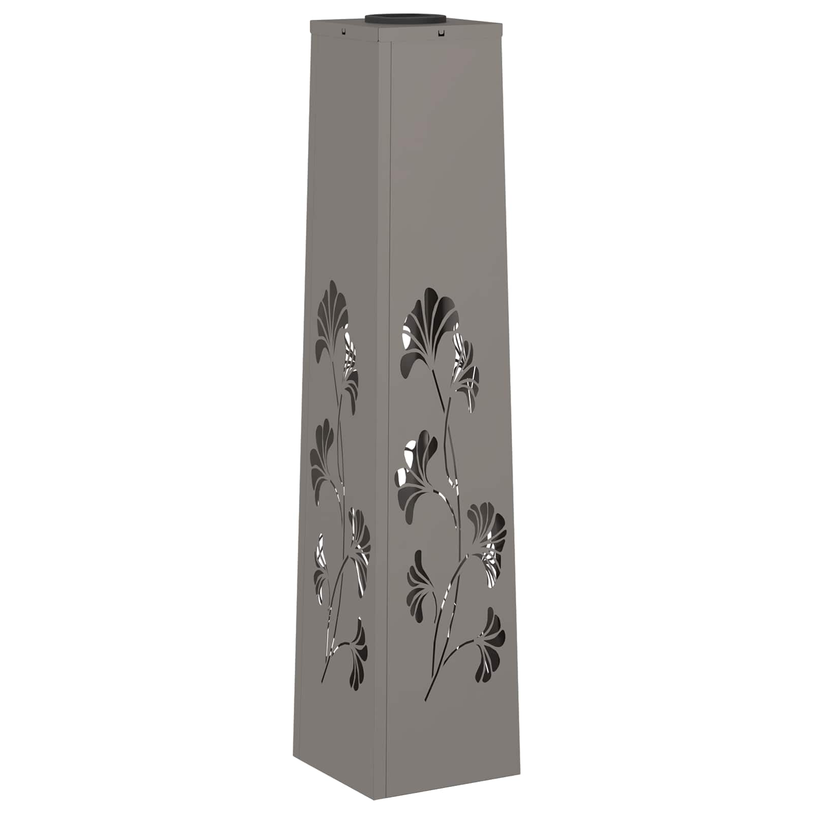 Solar LED Pad Licht 2 st Warmwit 18 x 18 x 80 cm