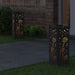 Solar LED Pad Licht 2 st Warmwit 18 x 18 x 50 cm