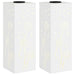 Solar LED Pad Licht 2 st Warmwit 18 x 18 x 50 cm