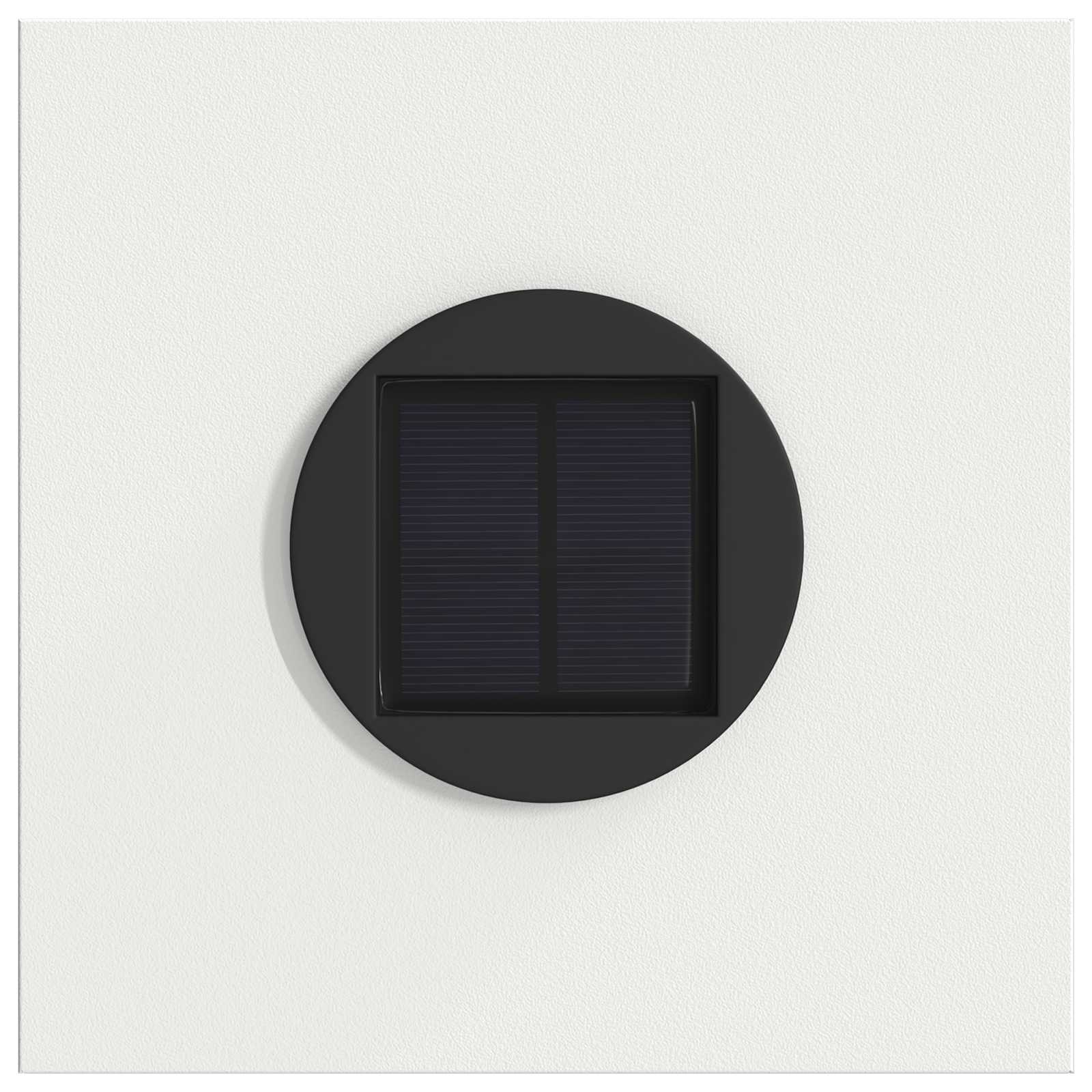 Solar LED Pad Licht 2 st Warmwit 18 x 18 x 50 cm