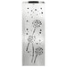 Solar LED Pad Licht 2 st Warmwit 18 x 18 x 50 cm