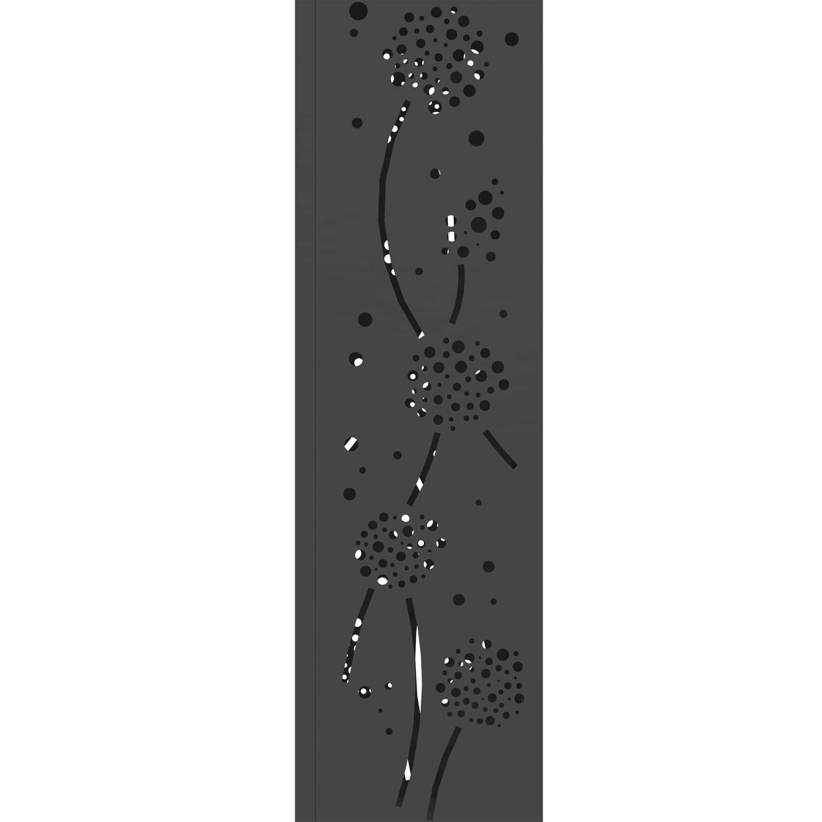 Solar LED Pad Licht 2 st Warmwit 18 x 18 x 80 cm
