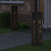 Solar LED Pad Licht 2 st Warmwit 18 x 18 x 80 cm