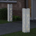 Solar LED Pad Licht 2 st Warmwit 18 x 18 x 80 cm