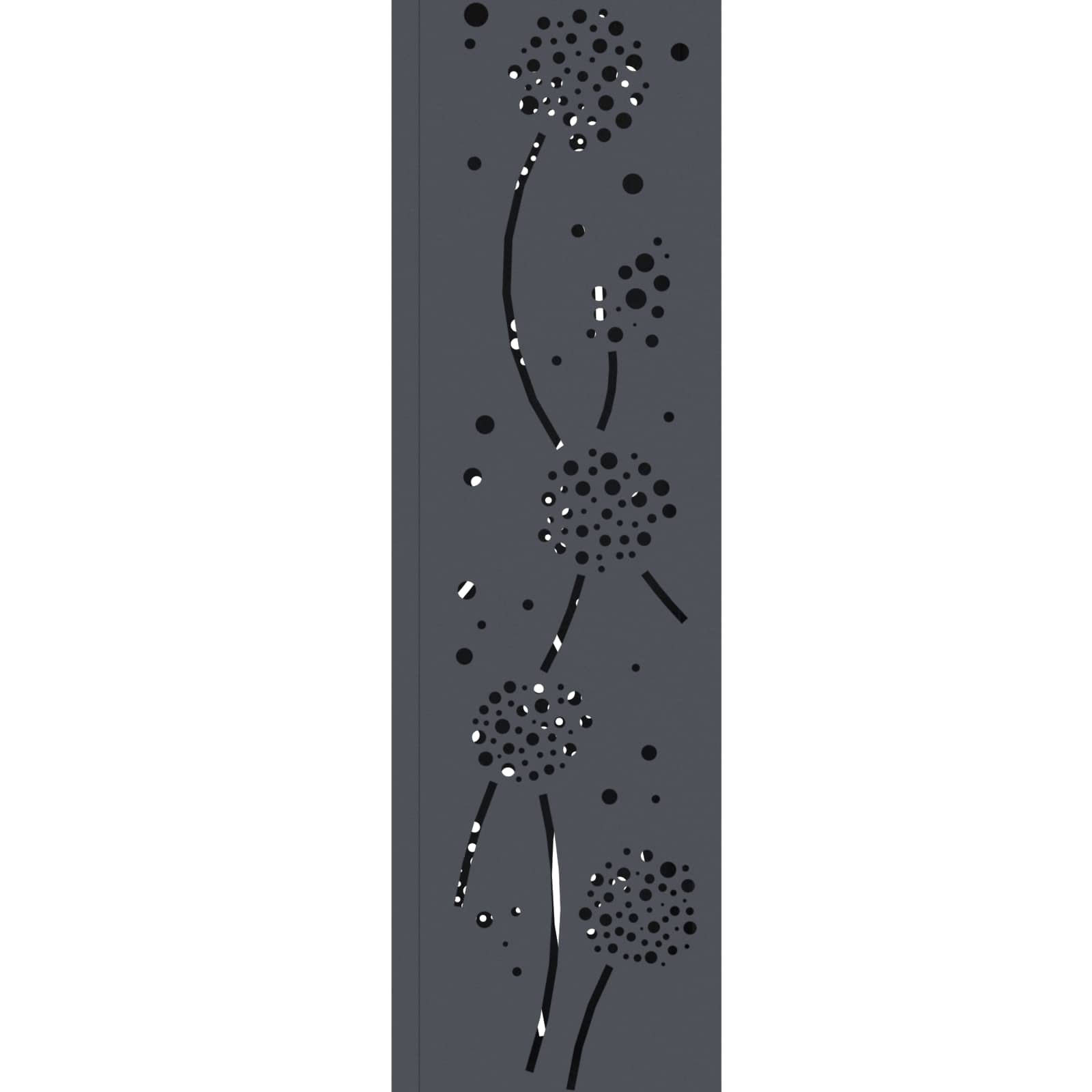 Solar LED Pad Licht 2 st Warmwit 18 x 18 x 80 cm