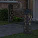 Solar LED Pad Licht 2 st Warmwit 18 x 18 x 80 cm