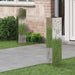 Solar LED Pad Licht 2 st Warmwit 18 x 18 x 80 cm