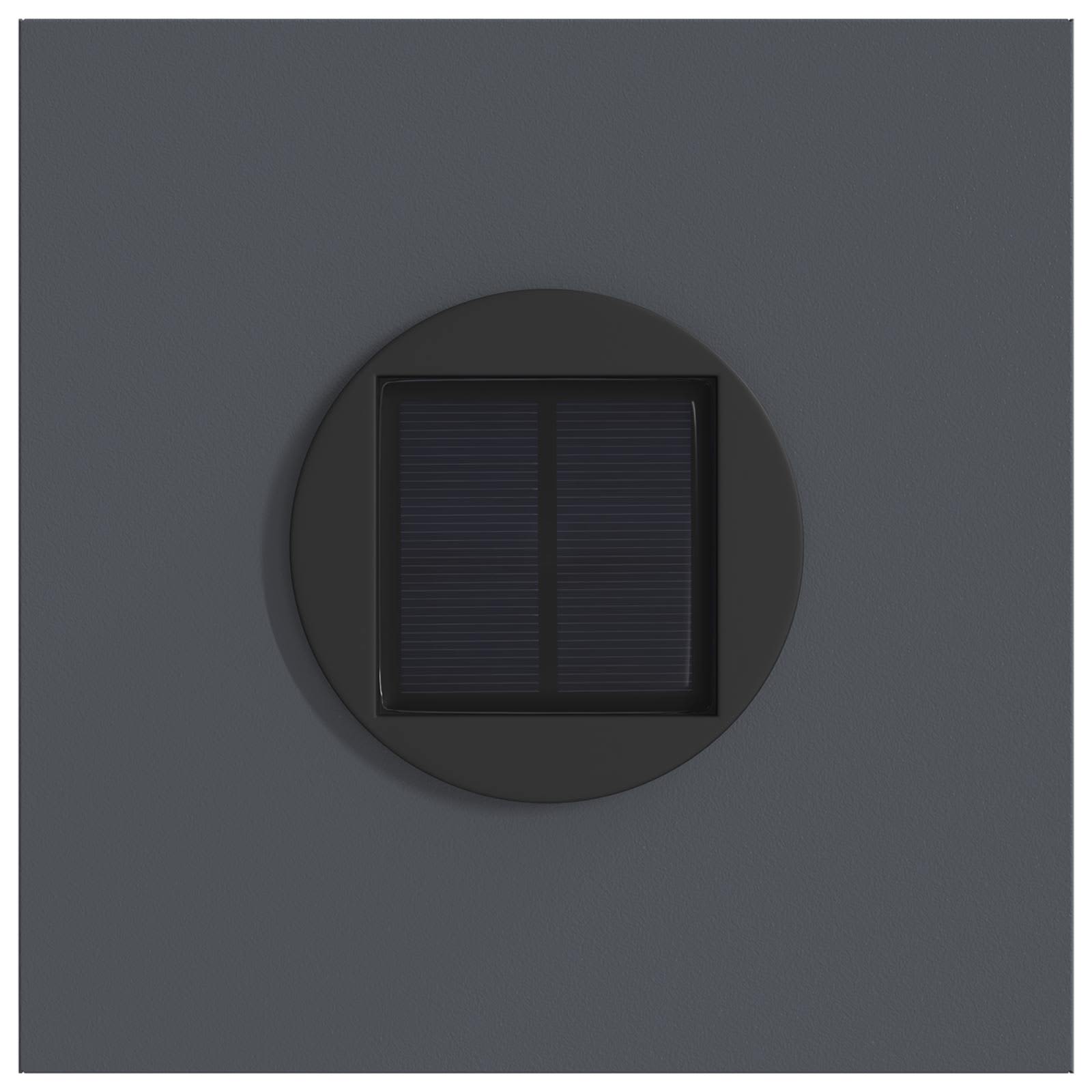 Solar LED Pad Licht 2 st Warmwit 18 x 18 x 50 cm
