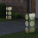 Solar LED Pad Licht 2 st Warmwit 18 x 18 x 50 cm