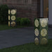 Solar LED Pad Licht 2 st Warmwit 18 x 18 x 50 cm