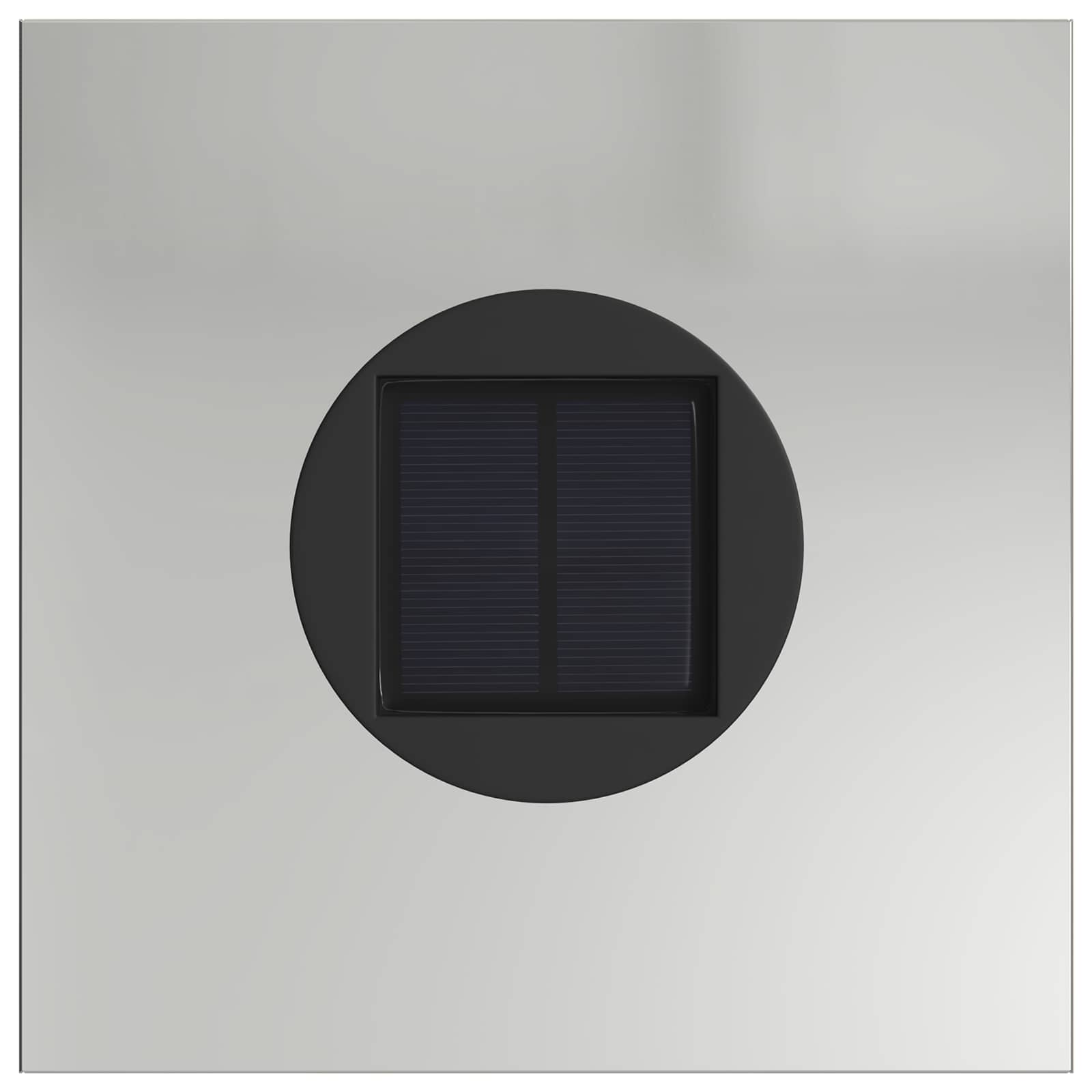 Solar LED Pad Licht 2 st Warmwit 18 x 18 x 50 cm