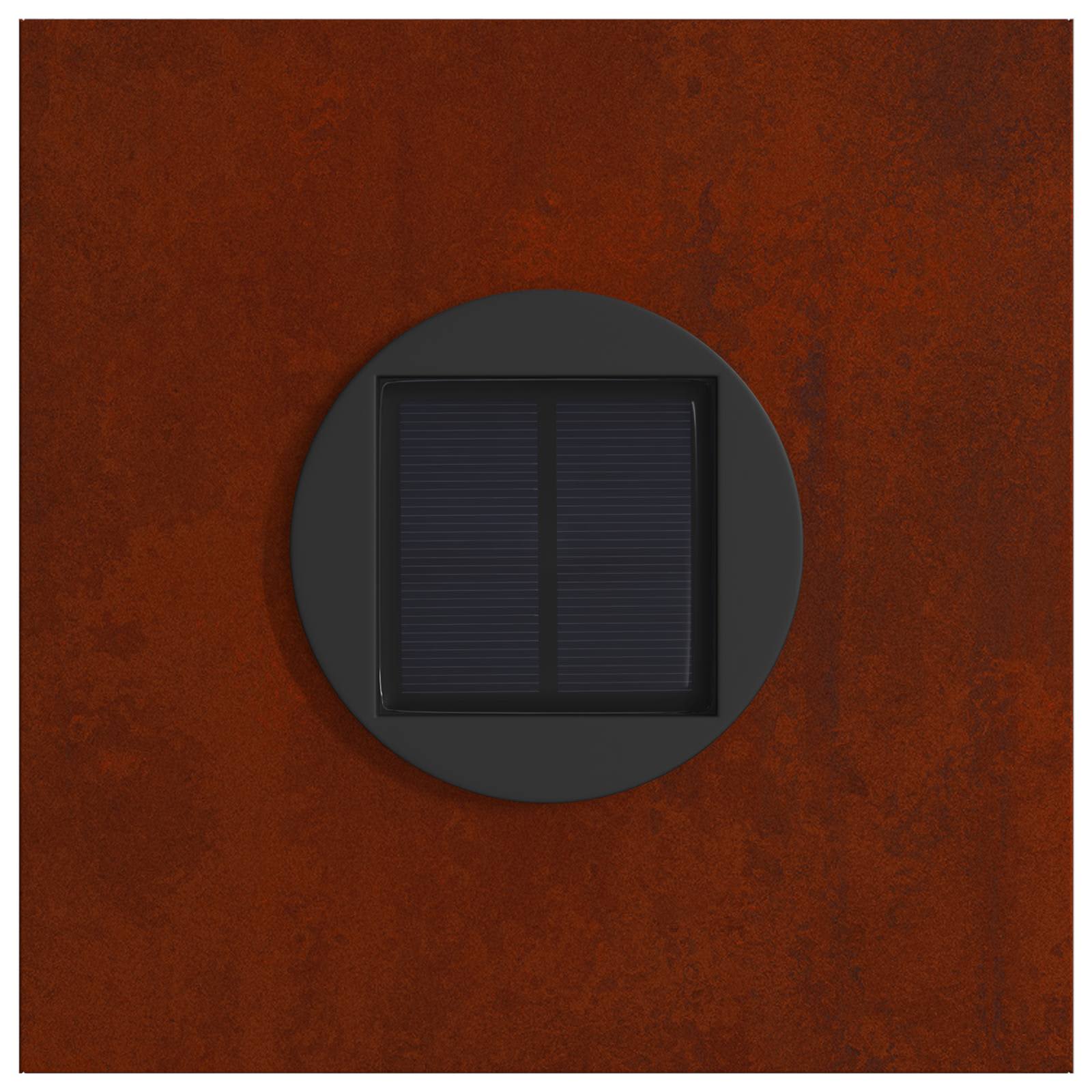 Solar LED Pad Licht 2 st Warmwit 18 x 18 x 50 cm weervast staal