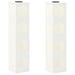 Solar LED Pad Licht 2 st Warmwit 18 x 18 x 80 cm