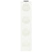 Solar LED Pad Licht 2 st Warmwit 18 x 18 x 80 cm