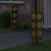 Solar LED Pad Licht 2 st Warmwit 18 x 18 x 80 cm
