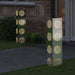 Solar LED Pad Licht 2 st Warmwit 18 x 18 x 80 cm