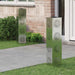 Solar LED Pad Licht 2 st Warmwit 18 x 18 x 80 cm