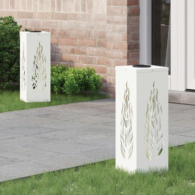 Solar LED Pad Licht 2 st Warmwit 18 x 18 x 50 cm