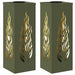 Solar LED Pad Licht 2 st Warmwit 18 x 18 x 50 cm