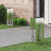 Solar LED Pad Licht 2 st Warmwit 18 x 18 x 50 cm