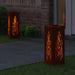 Solar LED Pad Licht 2 st Warmwit 18 x 18 x 50 cm