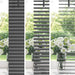 Venetiaanse jaloezie Zilvergrijs 150 x 60 cm 25 mm PVC