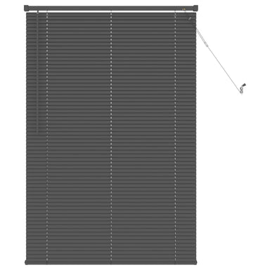 Venetiaanse jaloezie Zilvergrijs 150 x 80 cm 25 mm PVC