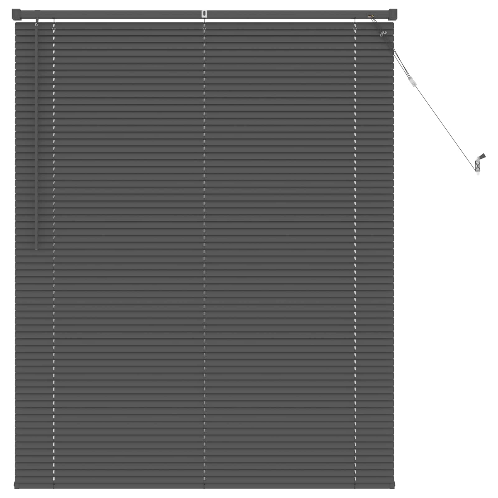 Venetiaanse jaloezie Zilvergrijs 150 x 110 cm 25 mm PVC