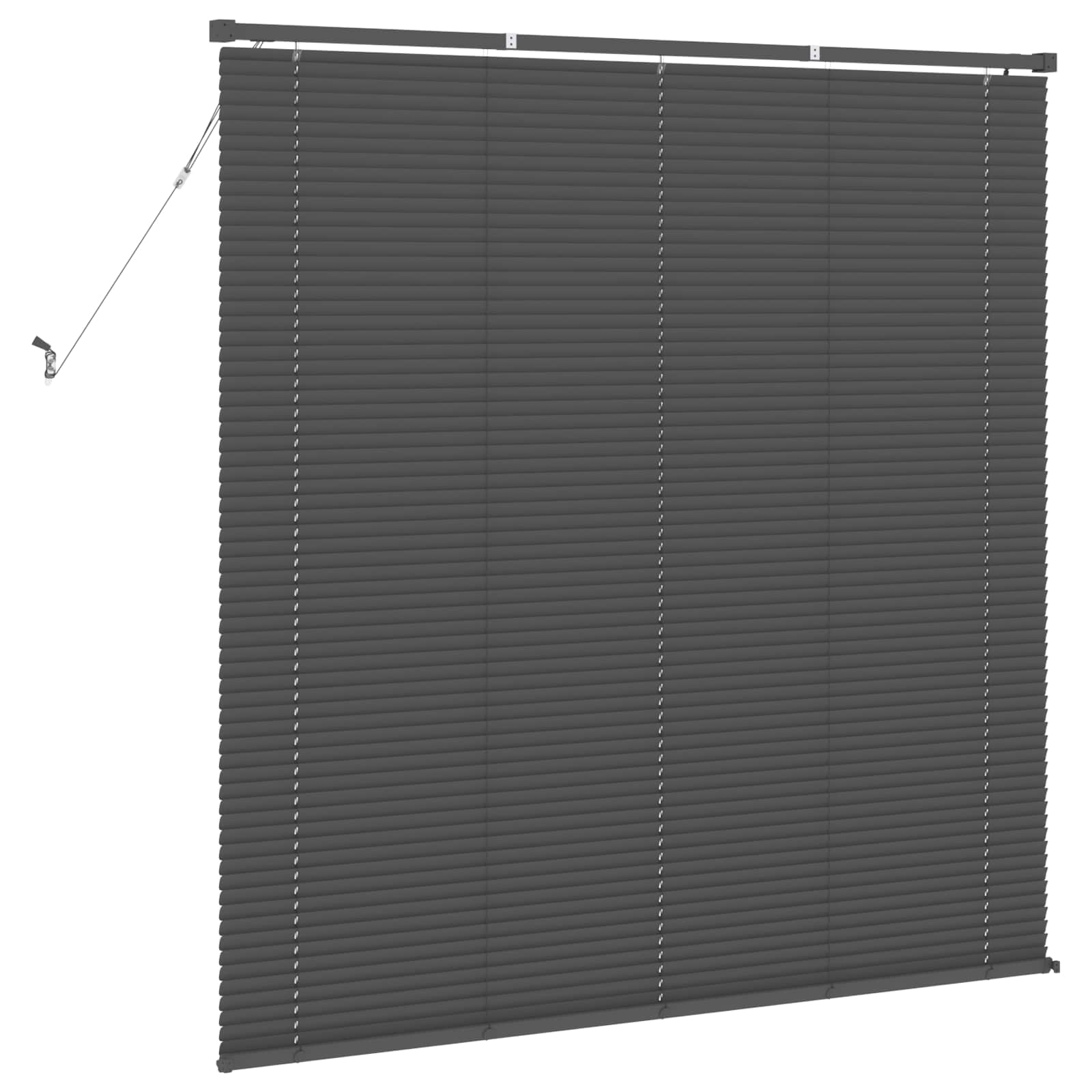 Venetiaanse jaloezie Zilvergrijs 150 x 140 cm 25 mm PVC