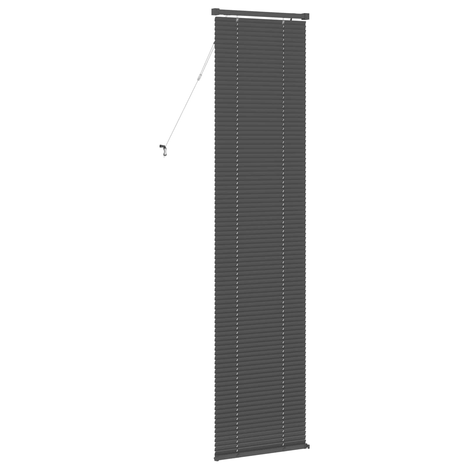 Venetiaanse jaloezie Zilvergrijs 213 x 50 cm 25 mm PVC