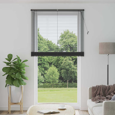 Venetiaanse jaloezie Zilvergrijs 213 x 110 cm 25 mm PVC