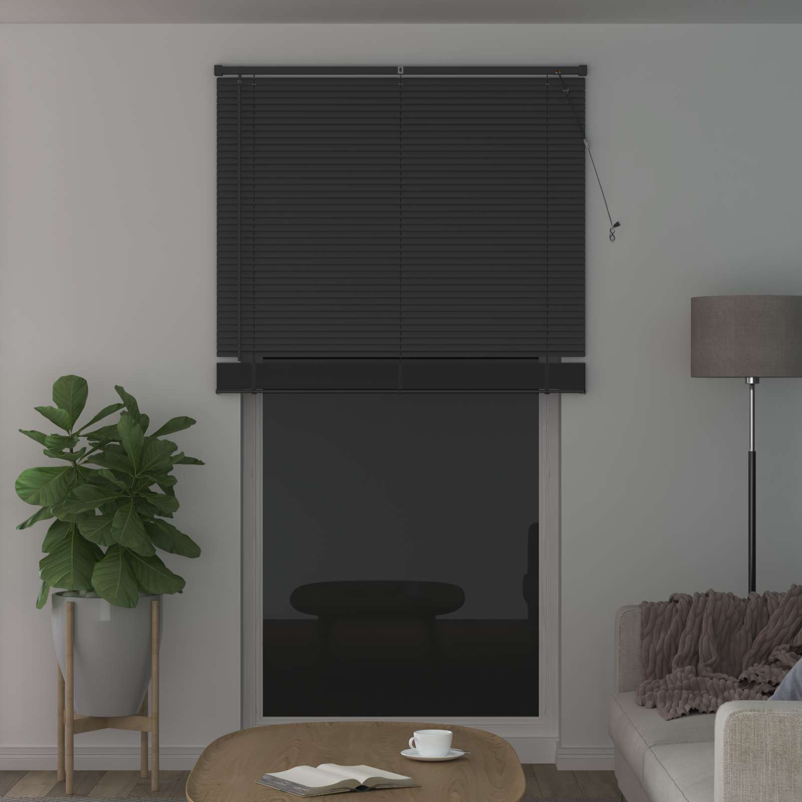 Venetiaanse jaloezie Zilvergrijs 213 x 110 cm 25 mm PVC