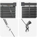 Venetiaanse jaloezie Zilvergrijs 213 x 150 cm 25 mm PVC