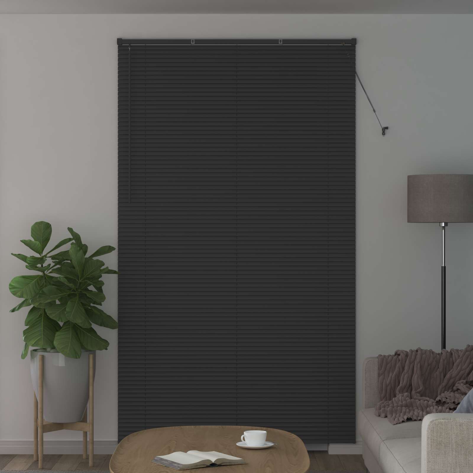 Venetiaanse jaloezie Zilvergrijs 213 x 150 cm 25 mm PVC
