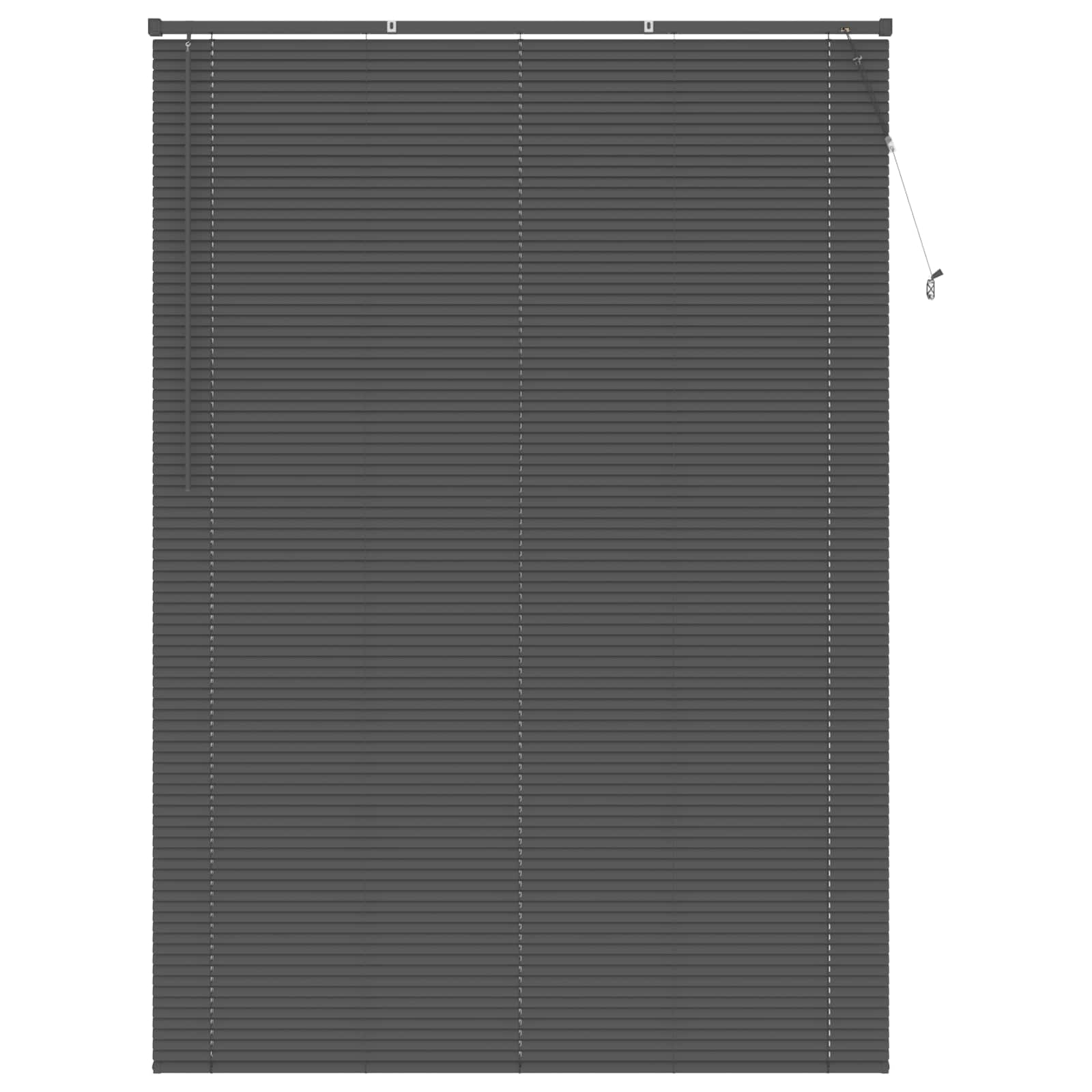 Venetiaanse jaloezie Zilvergrijs 213 x 150 cm 25 mm PVC