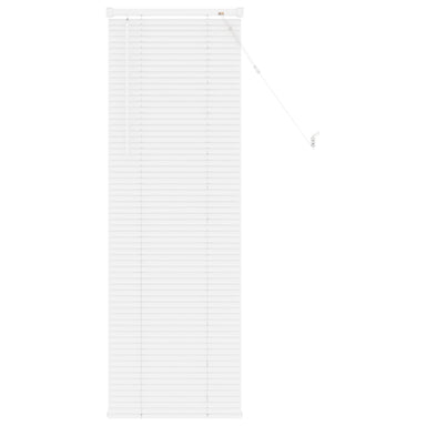 Venetiaanse jaloezie Wit 150 x 50 cm 25 mm PVC