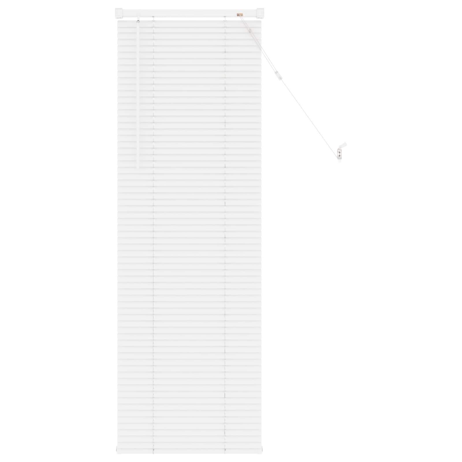 Venetiaanse jaloezie Wit 150 x 60 cm 25 mm PVC