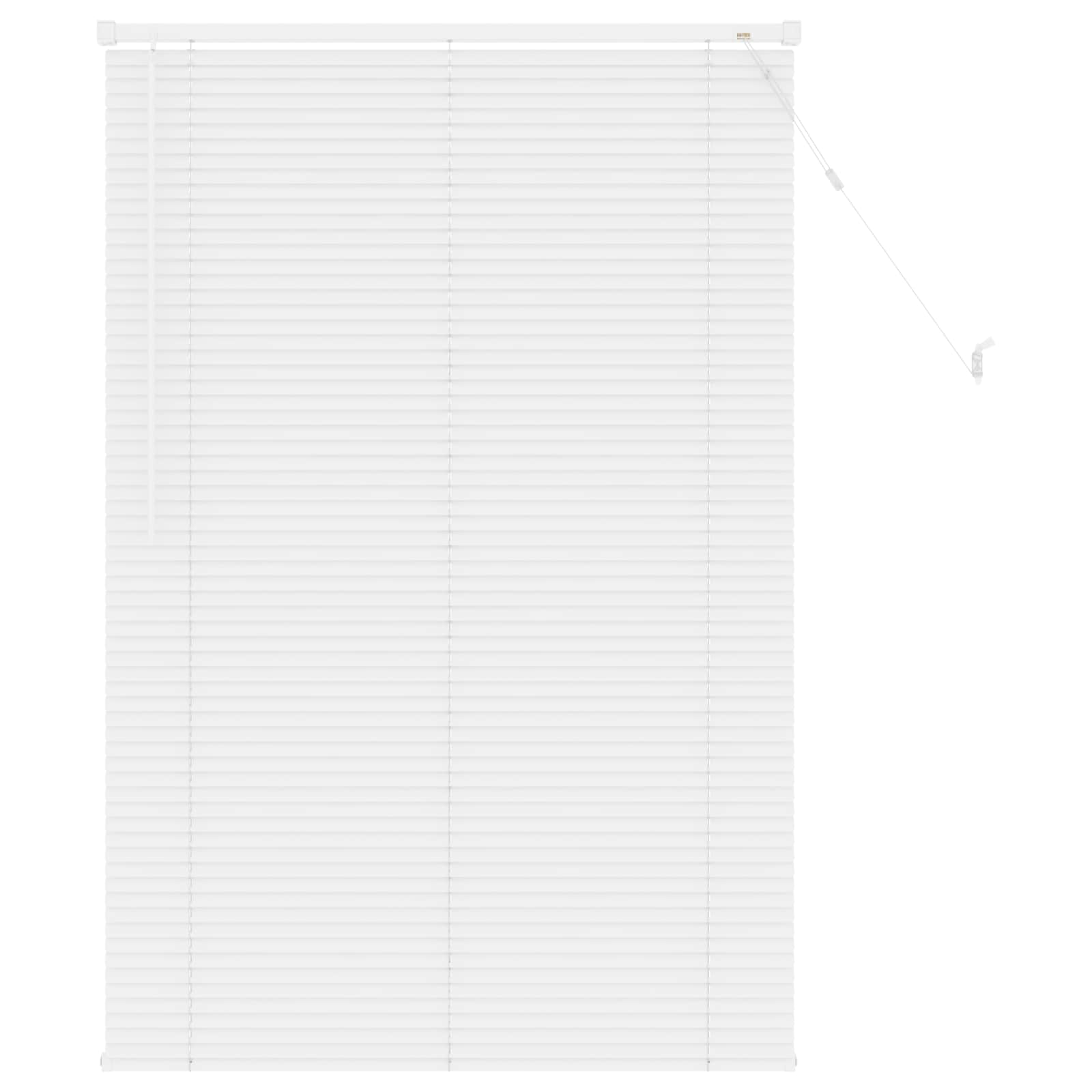 Venetiaanse jaloezie Wit 150 x 70 cm 25 mm PVC