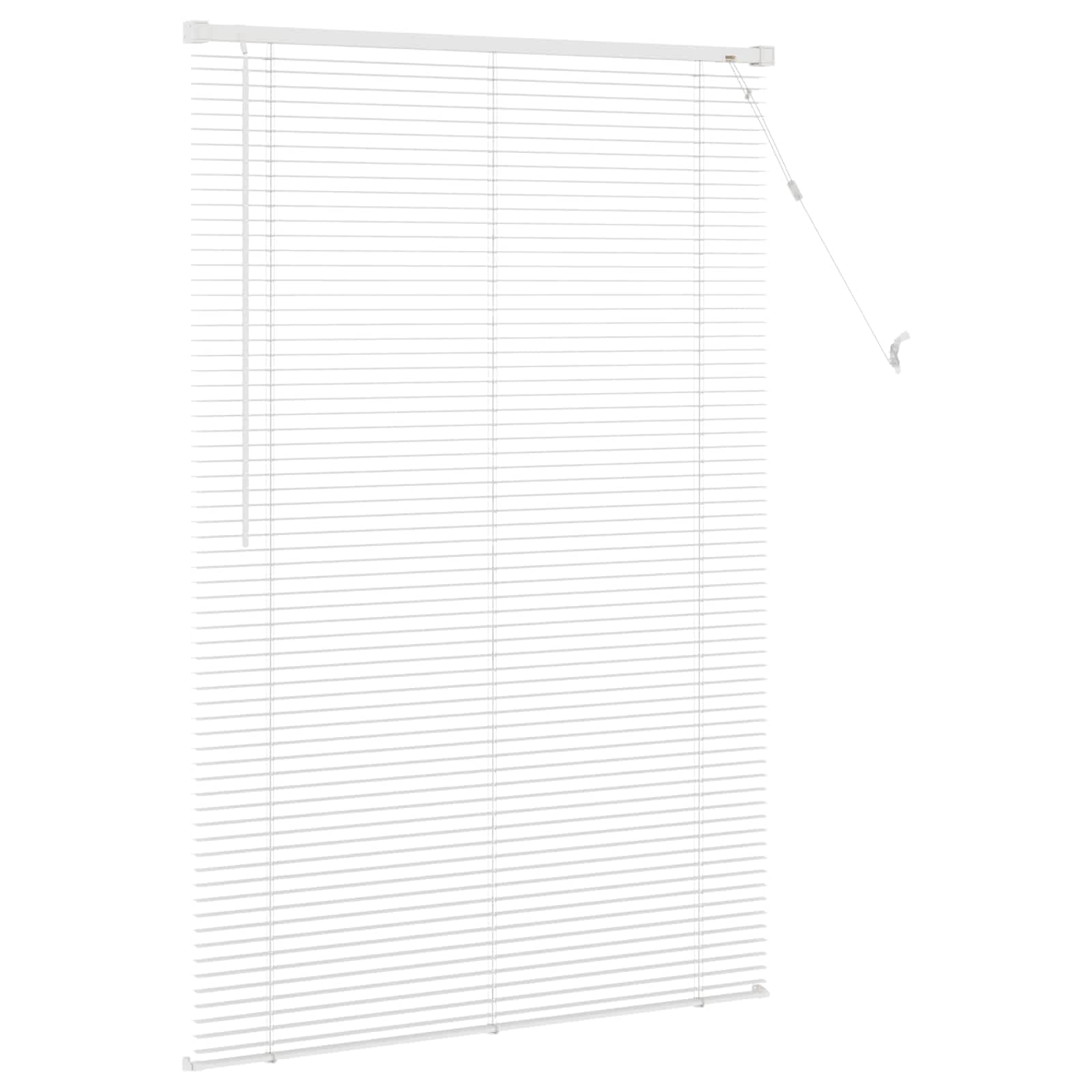 Venetiaanse jaloezie Wit 150 x 80 cm 25 mm PVC