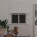 Venetiaanse jaloezie Wit 150 x 120 cm 25 mm PVC