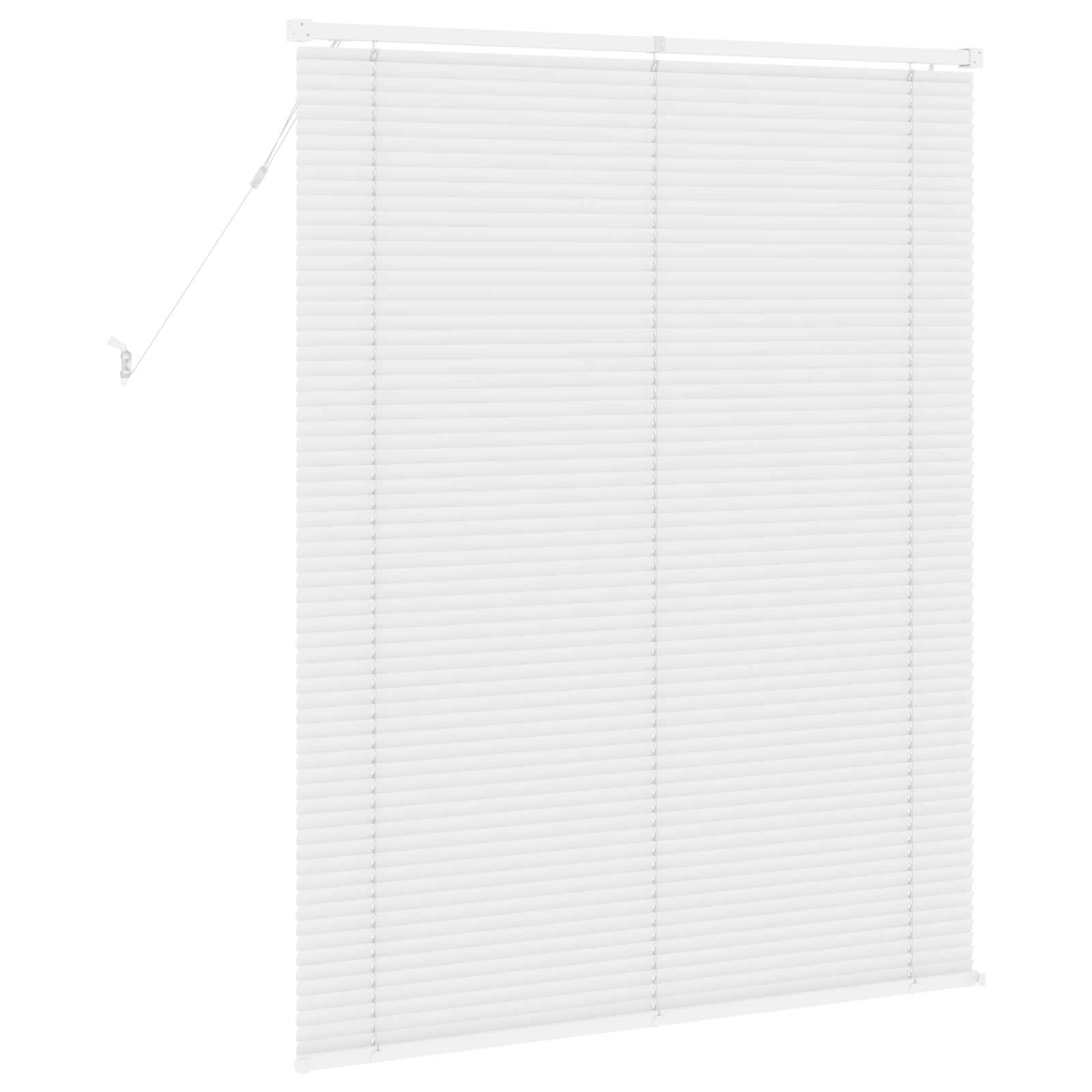 Venetiaanse jaloezie Wit 150 x 120 cm 25 mm PVC