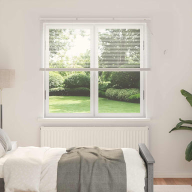 Venetiaanse jaloezie Wit 150 x 130 cm 25 mm PVC