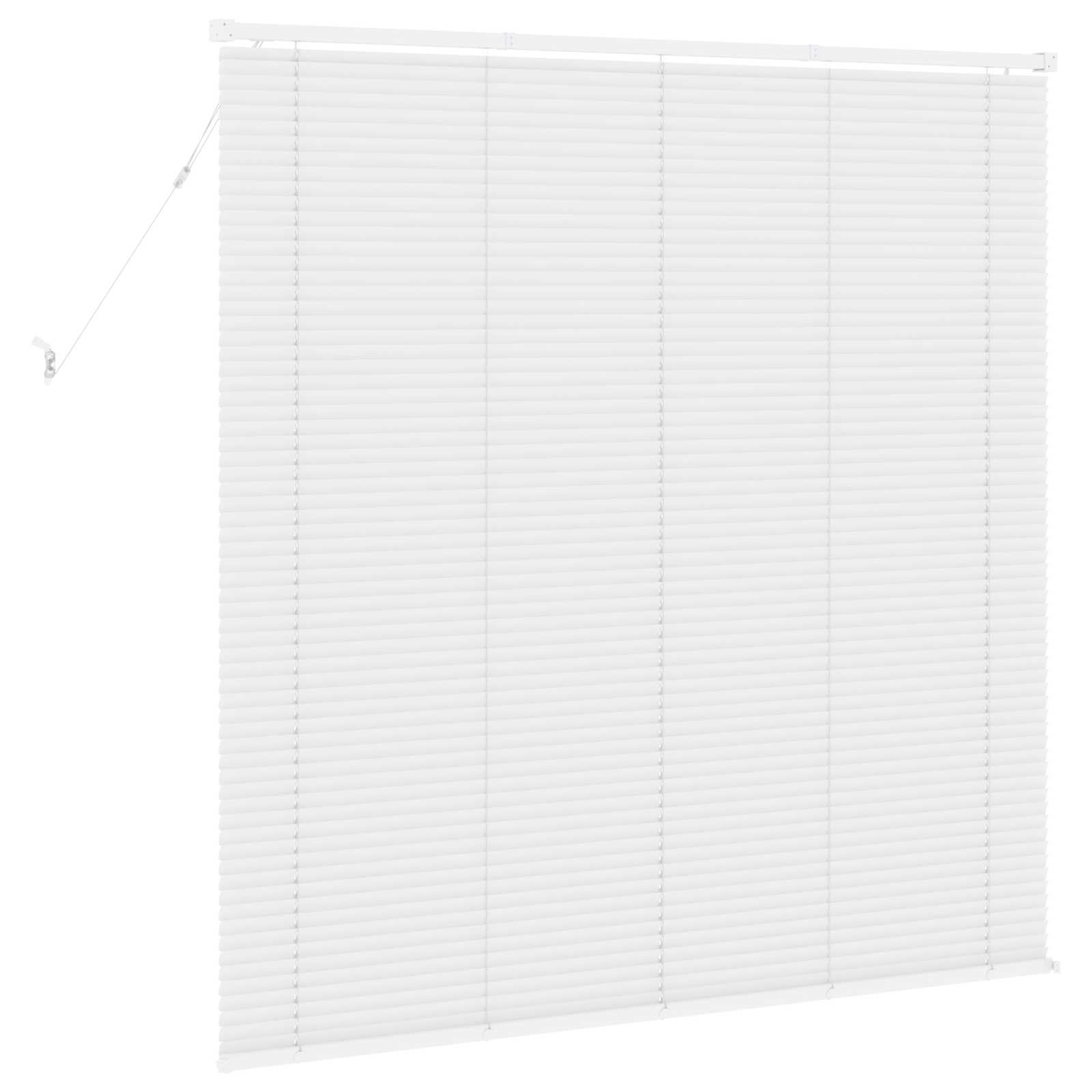Venetiaanse jaloezie Wit 150 x 130 cm 25 mm PVC