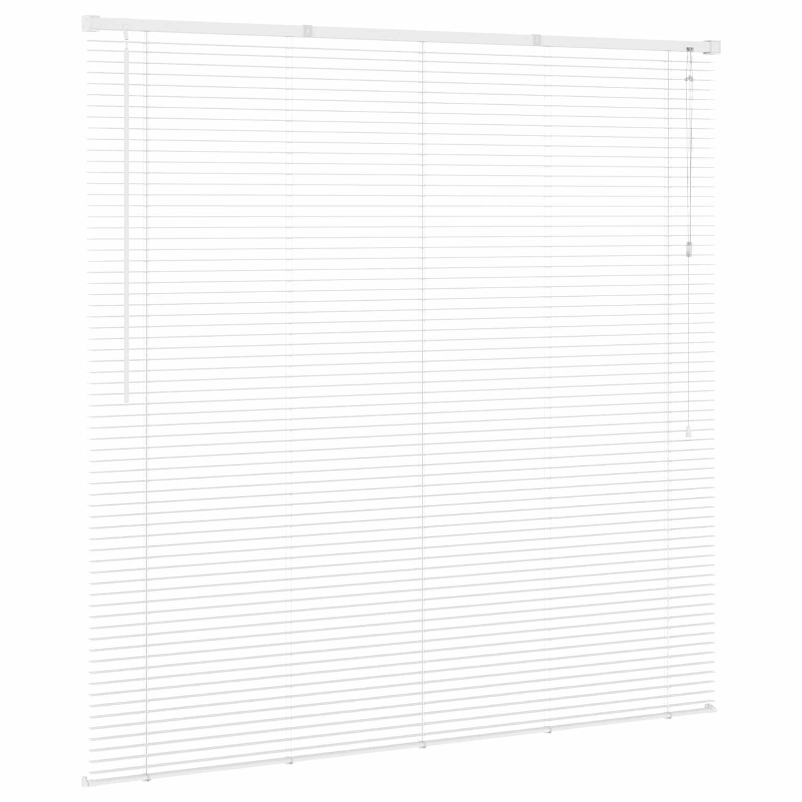 Venetiaanse jaloezie Wit 150 x 160 cm 25 mm PVC