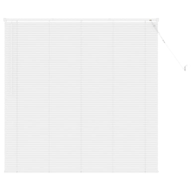 Venetiaanse jaloezie Wit 150 x 160 cm 25 mm PVC