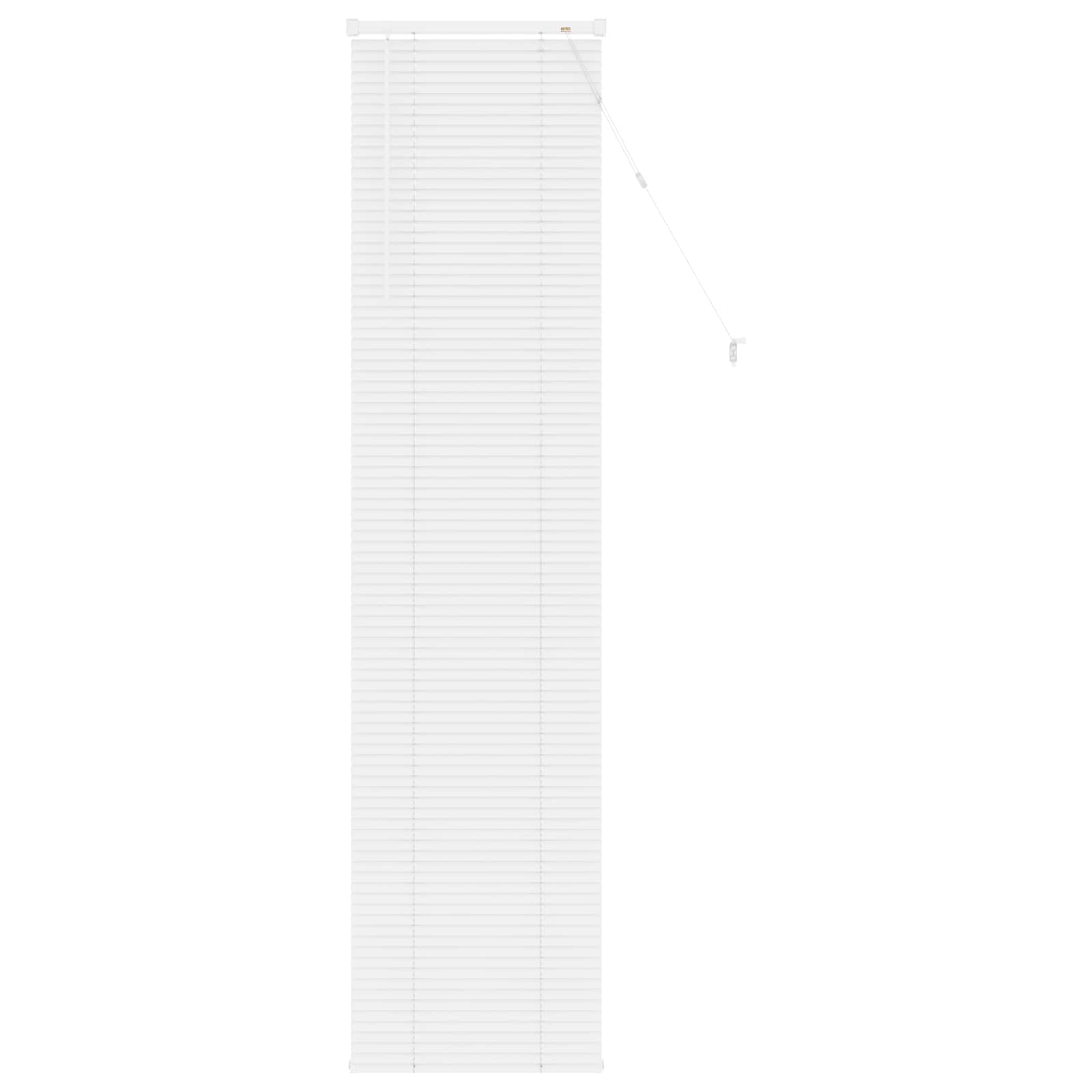 Venetiaanse jaloezie Wit 213 x 40 cm 25 mm PVC