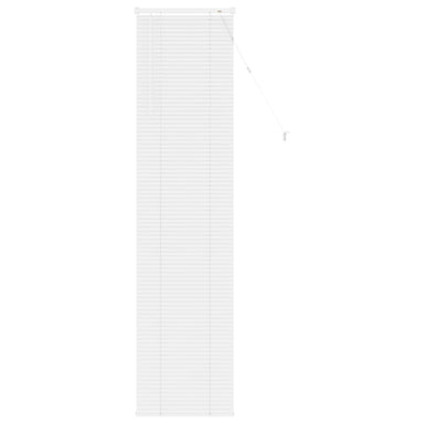 Venetiaanse jaloezie Wit 213 x 40 cm 25 mm PVC