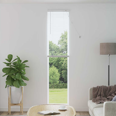 Venetiaanse jaloezie Wit 213 x 60 cm 25 mm PVC