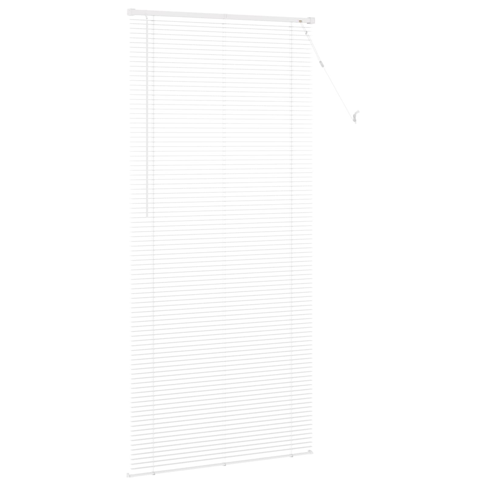 Venetiaanse jaloezie Wit 213 x 100 cm 25 mm PVC